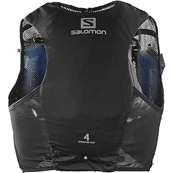 Salomon ADV Hydra Vest 4 skriešanas veste ar unisex pudelēm, komforts un stabilitāte, ātra mitrināšana, vienkāršība