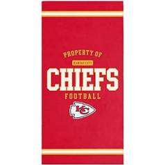 FOCO NFL īpašums Kanzassitijas Chiefs Football Beach Towel