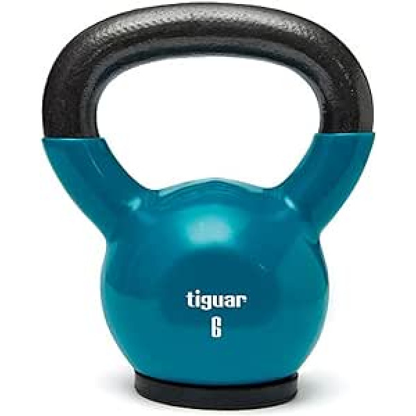 tiguar Kettlebells Kettlebell Rokas svars Visa ķermeņa treniņš Spēka treniņš Fitness 4 kg, 6 kg, 8 kg, 10 kg, 12 kg, 16 kg, 20 kg, 24 kg, 28 kg Uzglabāšana