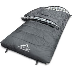 Antarctica 4-in-1 Function Extreme lauko miegmaišis Nailono Rip-Stop su 500 + 250 g/m² tuščiavidurio pluošto užpildu 220 x 90 cm