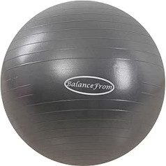 BalanceFrom Anti-burst and non-slip exercise ball yoga ball with quick pump, 2,000 pounds capacity