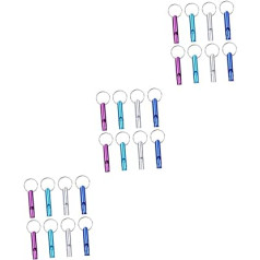 Yardwe 40 Pcs Keychain Device Svilpe Small Tools Metāla atslēgu piekariņš