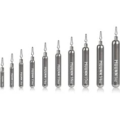 MUUNN pakuotė, kurioje yra 10 volframo „Skinny Drop Shot“ svarelių, „Tungsten Drop Shot“ žvejybos įtaiso rinkinys „Drop Shot“ įtaisui, „Skinny Shape Sunker“ (