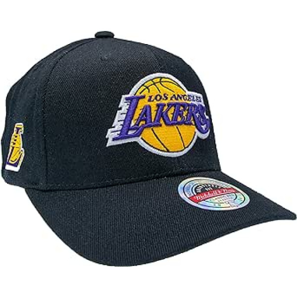 Mitchell & Ness NBA Classic Red Eazy Snapback vāciņš Los Angeles Lakers melns, melns