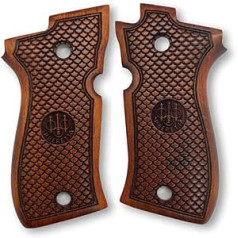 ZIB GRIPS Beretta F 81 rokturiem pistoles rokturis ar rokām izgatavots no riekstkoka rokturiem Ars.013