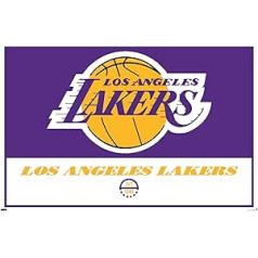 Trends International NBA Losandželosas Lakers — Logo 21 sienas plakāts 14,5 x 22,5 collas bez rāmja