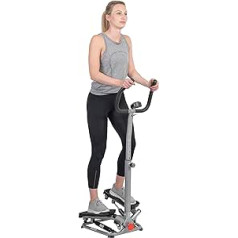 Sunny Health & Fitness Smart Twist kāpņu pakāpiens ar stūri, Mini Stepper kustībām, zemas ietekmes, Space-S020027