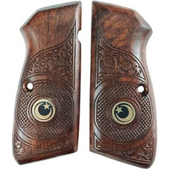 ZIB GRIPS Browning HP 14 pistoles rokturis ar rokām izgatavots no valrieksta koka Ars.044