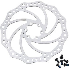 Bynccea 140mm 160mm 180mm 203mm velosipēda disku bremžu rotors ar 6 skrūvēm šosejas velosipēda kalnu velosipēdam BMX MTB