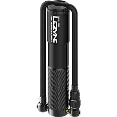 Lezyne Unisex - Adult CNC Tubeless Drive Mini Pump, Black, 17.3 cm