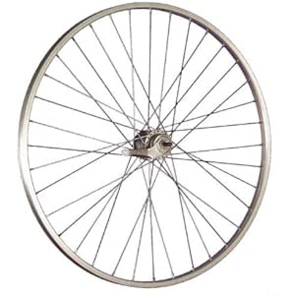 Taylor Wheels 28 collu velosipēda aizmugurējā riteņa alumīnijs ar 3 pakāpju sudraba paliktni