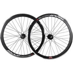 Woo Hoo Bikes Deep V 43 mm Fixie, fiksēts pārnesums, kāpurķēde, viena ātruma velosipēda riteņi ar flip Flop rumbu