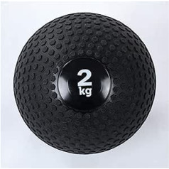 Medizinbälle Hua 2kg Fitness-Medizin-Kugel, Massiver Eisensand-Gravity Grand Slam Ball, Imitierte Reifen Anti-Skid Texture Aerobic Training Ball, Herbstresistent