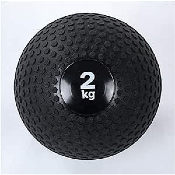 Medizinbälle Hua 2kg Fitness-Medizin-Kugel, Massiver Eisensand-Gravity Grand Slam Ball, Imitierte Reifen Anti-Skid Texture Aerobic Training Ball, Herbstresistent