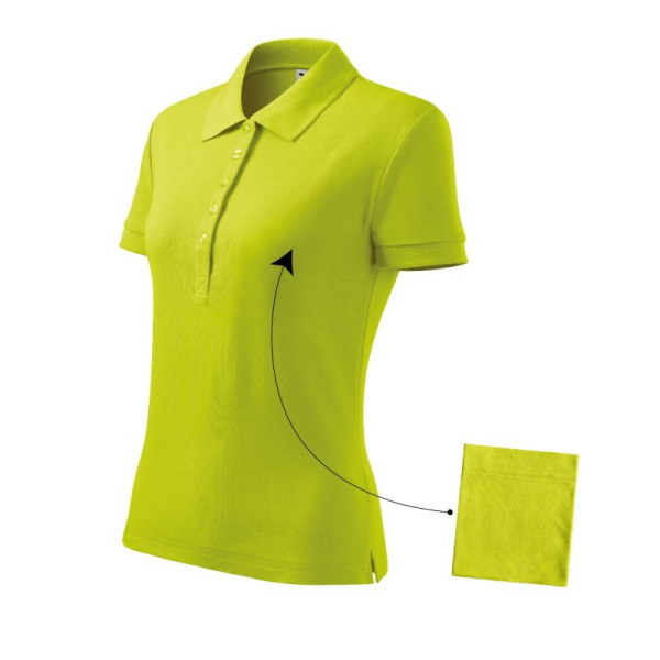 Malfini Cotton W polo krekls MLI-21362 lime / S