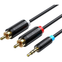 Vention 3.5mm Male to 2x Male RCA Cable 3m Vention BCLBI Black