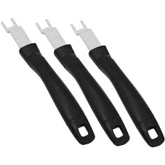 Yardwe 3st Grillrost Brecheisen Für Die Backform Brecheisen Gegen Verbrühungen Backformheber Universeller Rostheber Brecheisen Für Das Backblech Rostheber Aus Edelstahl Heben Plastik Clip