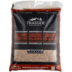 Traeger cietkoksnes FSC granulas Signature Blend 9 kg maiss