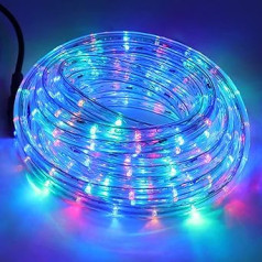 Wisada RGB LED gaismas caurule āra, 50 m, 36 LED/m, daudzkrāsaina LED caurule, 220 V LED iekštelpu dienasgaismas lampa, āra LED gaismas, ūdensnecaurlaidīga gaismas caurule iekšpagalmam, viesistaba, Ziemassvētki, ballīte