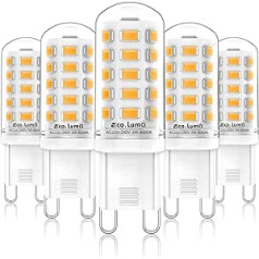 Eco.Luma G9 LED spuldzes Neitrāls Balts 4000 K, 3 W Nomaiņa halogēnās spuldzes G9 40 W 33 W, AC 230 V G9 Mini spuldze, bez mirgošanas 350 LM, nav regulējams, iepakojumā 5