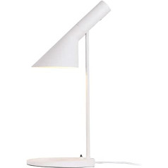 BarcelonaLED Modern Design Nordic Metal Desk Lamp E27 LED White for Reading, Study, Office, Bedside, Living Room, Bedroom, Study