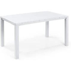 Keter Tavolo da Esterno Julie, 147 x 90 x 74,5 cm, krāsa: Bianco