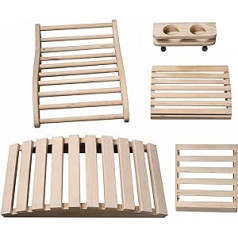 Radiant Saunas SA5024 Deluxe Sauna-Zubehörset, 60 x 29,8 x 11 cm, Natur