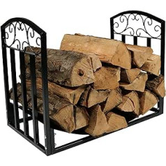 2 Foot Designer Sunnydaze Log Holder