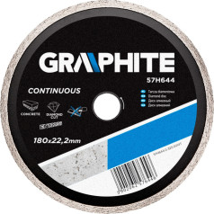 Graphite Dimanta disks 180 x 22,2 mm, ciets