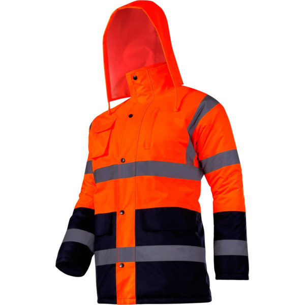 Insulated warning jacket, orange, 