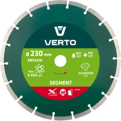Verto Diamond disc 230 x 22.2 mm, segmented