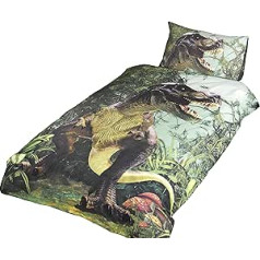 Rapport Home Trex Bettwäsche-Set, Baumwolle Polyester, Mehrfarbig, Einzelbett