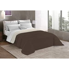 Itāļu gultas veļa Basic Winter Quilt Single Cream Brown