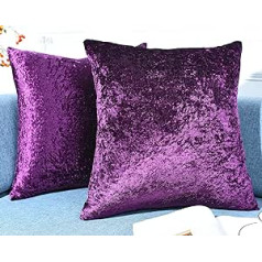 ZIMEL HOMES Violeta samta spilvena pārvalks 50cm x 50cm