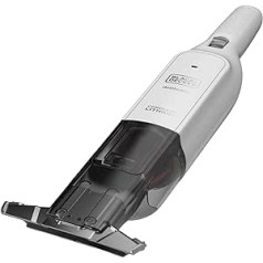 Black+Decker Dustbuster Slim HLVC315J11 belaidis rankinis dulkių siurblys (12 V, 1,5 Ah, be maišelio ir belaidis, su integruotu XXL siurbimo antgaliu, yra įkrovimo kabelis, plyšio įrankis ir apmušalai