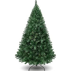 AINUOO AU007 Dirbtinė Kalėdų eglutė 180 cm su 918 antgaliais ir greito surinkimo sulankstymo sistema - Dirbtinė Kalėdų eglutė su metaliniu stovu - Dirbtinė Kalėdų eglutė, Žalia,