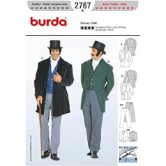 Burda Šnitmusters 2767 Vēsture 1848 Gr. 44-60