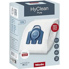 Originalus „Miele“ priedas – dulkių siurblių maišeliai „HyClean Pure GN“ / su geriausiu filtravimo našumu / saugiai užfiksuoja dulkes dulkių siurblyje / automatinis maišelio uždarymas (12281680)