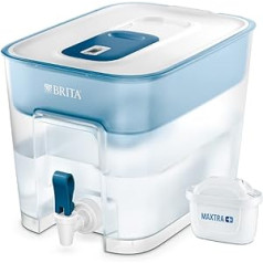 Brita Flow stalo vandens filtras, piltuvas: SMMA, baltas/benzininis, 30,2 x 21,4 x 22