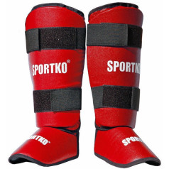 Shin Instep Guards SportKO 331 - Red XL