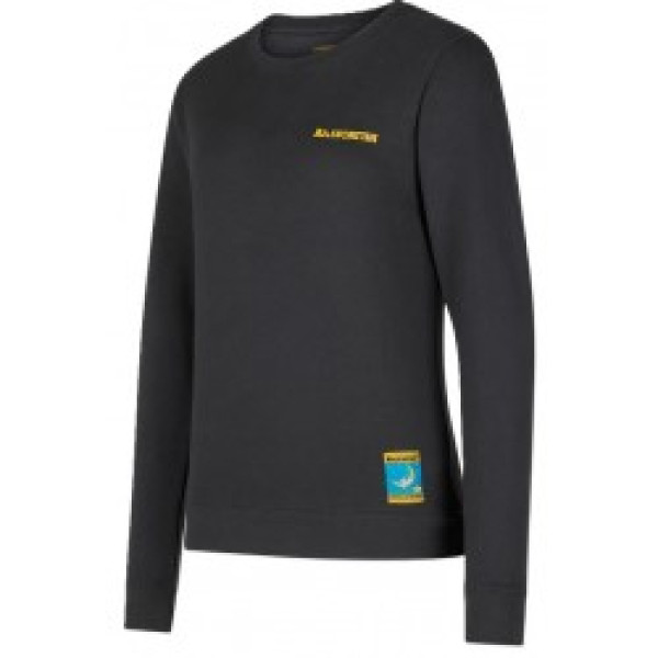 Džemperis CLIMBING on the MOON Sweatshirt W S Carbon/Giallo