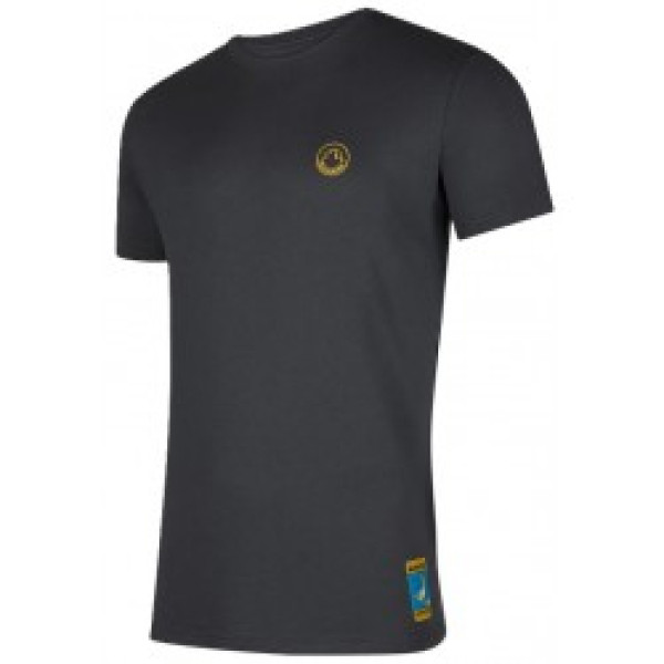 Krekls CLIMBING on the MOON T-Shirt M XXL Carbon/Giallo