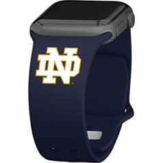 Affinity Bands Notre Dame Fighting Irish Silikona pulksteņa siksniņa, kas ir saderīga ar Apple Watch