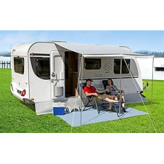 BERGER Ideal II Awning Car 380 x 240 cm Water-Repellent Bus Awning Sun Awning for Car/Caravan, Flexible Awning for Camping