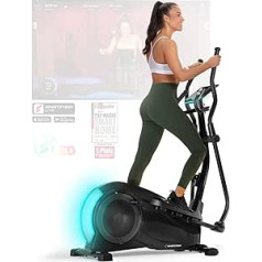 Sportstech 2022 LED System Professional Device Cross Trainer mājas CX700 mājas trenažieris ar 12 programmām un 1 HRC režīma elipsveida trenažieri, kas piemērots locītavām ar magnētisko bremžu sistēmu 24 kg