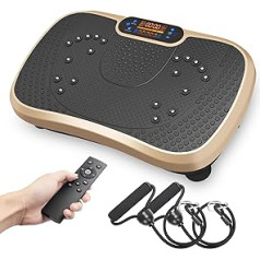 Dripex Vibration Plates, 3D Training Device with 99 Vibration Levels, Sports Equipment for Home, Fitness Vibration Plate for Full Body Exercises, Home Training