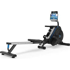 Capital Sports Rowing Machine for Home, Compact Rowshaper, Foldable with 8 Levels, LCD Monitor, Floor Rollers, Row Shaper with Magnetic Resistance, Cardio, Fitness Equipment