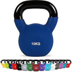 Msports Kettlebell Professional neoprēns 2–30 kg, Inc. Exercise plakāts (angļu valoda netiek garantēta)