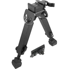 UTG Adult Bipod šinām vai Grenadières Bi-Foot Tactics, melns, viens izmērs