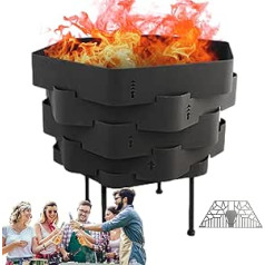 puzzlegame Holzofen für den Außenbereich, Feuerstelle, Grillschale, Kamin | Abnehmbare Rucksacköfen und Grills | Sichere und langlebige Rucksackkocher für Picknick, Grillen, Heimwandern